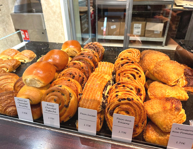 綺麗に並んだヴィエノワズリー