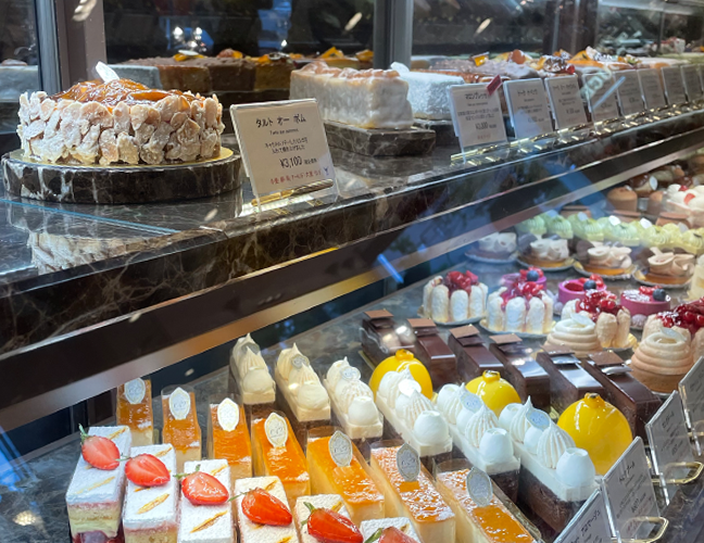 エーグルドゥースのケーキ