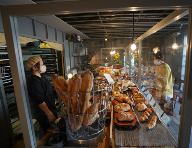 トレマタンブーランジェリーの店内