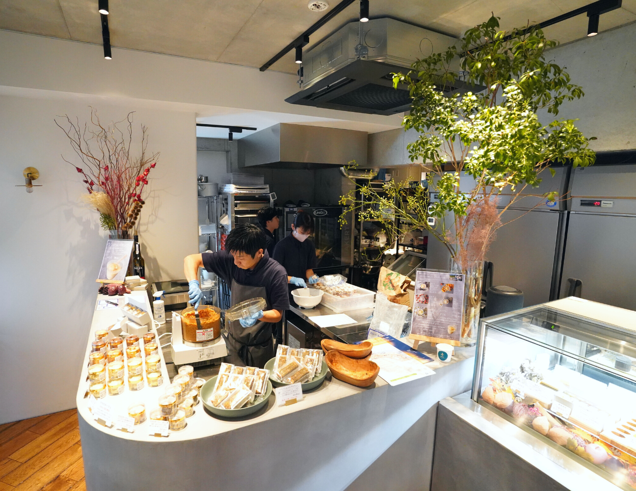 パティスリーの店内