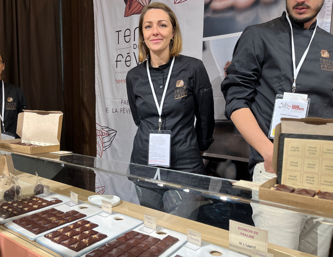 「テール・ドゥ・フェーブ」のブース