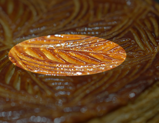 ガレット・デ・ロワのレイヤージュ