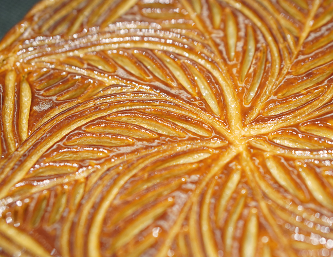 ガレット・デ・ロワのレイヤージュ