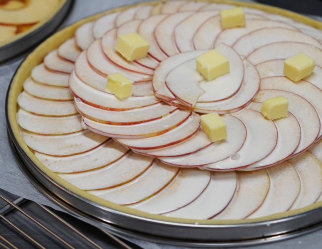 ナンポルトクワのりんごのタルト