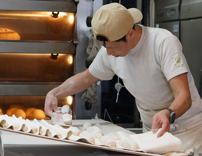 ブーランジェリー　レコルトの松尾シェフ